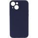 Чехол Silk Full Camera Protective (AA) NO LOGO для Apple iPhone 14 Plus (6.7") Темно-синий / Midnight blue
