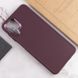 TPU чехол Bonbon Metal Style для Samsung Galaxy A12 Бордовый / Plum фото 5