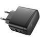 МЗП Hoco CS63A Bright PD65W+QC3.0 (1USB-A/1C) Black фото 3