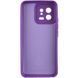 Чехол TPU GETMAN Liquid Silk Full Camera для Xiaomi 13 Фиолетовый / Purple фото 3