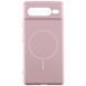 Чехол Silicone Cover Lakshmi Full Camera (AA) with Magnetic Fit для Google Pixel 7 Pro Розовый / Pink Sand