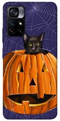 Чохол itsPrint Cat and pumpkin для Xiaomi Poco M4 Pro 5G
