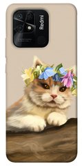 Чехол itsPrint Cat in flowers для Xiaomi Redmi 10C