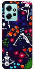 Чехол itsPrint Yoga skeletons для Xiaomi Redmi Note 12 4G