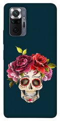 Чехол itsPrint Flower skull для Xiaomi Redmi Note 10 Pro Max