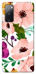 Чехол itsPrint Акварельные цветы для Samsung Galaxy S20 FE