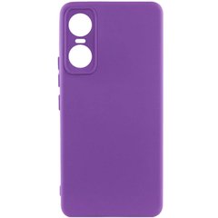 Чохол Silicone Cover Lakshmi Full Camera (A) для Tecno Pop 6 Pro Фіолетовий / Purple