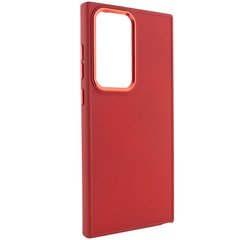 TPU чехол Bonbon Metal Style для Samsung Galaxy S23 Ultra Красный / Red