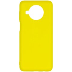 Чохол Silicone Cover Full without Logo (A) для Xiaomi Mi 10T Lite / Redmi Note 9 Pro 5G Жовтий / Flash