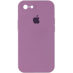 Уцінка Чохол Silicone Case Square Full Camera Protective (AA) для Apple iPhone 6/6s (4.7") Відкрита упаковка / Ліловий / Lilac Pride