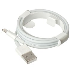 Дата кабель Foxconn для Apple iPhone USB to Lightning (AAA grade) (1m) (тех.пак) Білий
