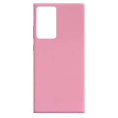 Силиконовый чехол Candy для Samsung Galaxy Note 20 Ultra Розовый