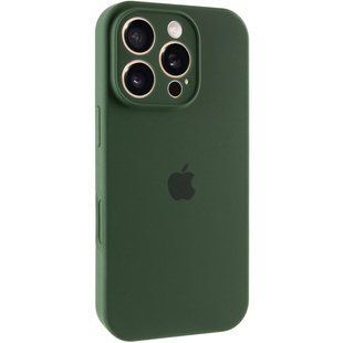 Чохол Silicone Case Full Camera Protective (AA) для Apple iPhone 16 Pro Max (6.9") Зелений / Cyprus Green