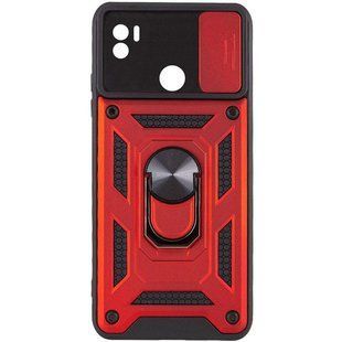 Чехол Ummi Camshield Serge Ring для Xiaomi Redmi A1+ / A2+ Красный / Red