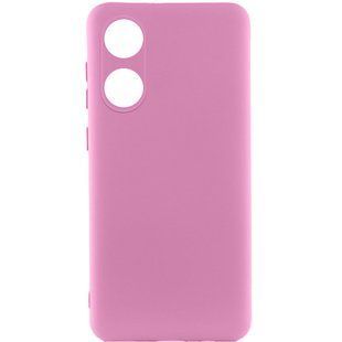 Чохол Silicone Cover Lakshmi Full Camera (A) для Oppo A58 4G Рожевий / Pink