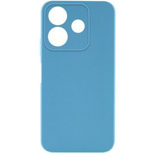 Чохол TPU GETMAN Liquid Silk Full Camera для Xiaomi Redmi Note 14 5G Блакитний / Blue