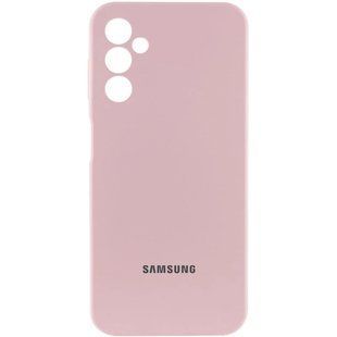 Чехол Silicone Cover Lakshmi Full Camera (AA) with logo для Samsung Galaxy A25 5G Розовый / Pink Sand