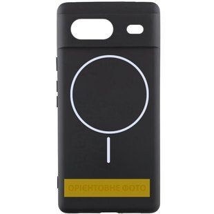 Чехол Silicone Cover Lakshmi Full Camera (AA) with Magnetic Fit для Google Pixel 8 Черный / Black