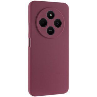 Чехол Silicone Cover Ummi Lakshmi Full Camera (AA) для Xiaomi Redmi 14C / Poco C75 Бордовый / Marsala