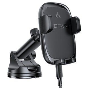 Автотримач з БЗП Acefast D49 Wireless Charging 15W Black