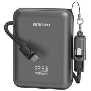 Портативное ЗУ Power Bank Amaya F237C PD22.5W with cable 20000 mAh Grey