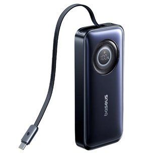 Портативний ЗП Power Bank Baseus EnerCore CR11 PD67W with cable 20000 mAh (PPNMS) Cosmic Black