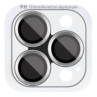 Защитное стекло Metal Classic на камеру (в упак.) для Apple iPhone 16 Pro (6.3") / 16 Pro Max (6.9") Серебряный / Silver