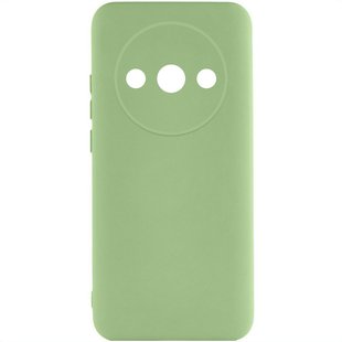 Чехол Silicone Cover Lakshmi Full Camera (A) для Xiaomi Redmi A3 Зеленый / Pistachio