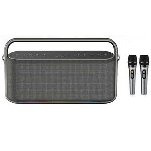 Уценка Bluetooth Колонка Amaya SC600 Two-person 200W + два микрофона Поврежденная упаковка / Black