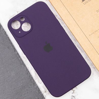 Чехол Silicone Case Full Camera Protective (AA) для Apple iPhone 15 Plus (6.7") Фиолетовый / Elderberry