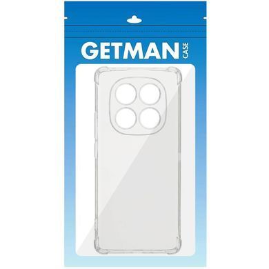 TPU чехол GETMAN Ease logo усиленные углы Full Camera для Xiaomi Poco X7 Бесцветный (прозрачный)