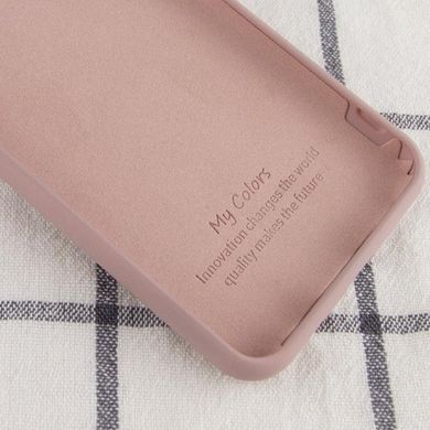 Чехол Silicone Cover Full without Logo (A) для Oppo A73 Розовый / Pink Sand
