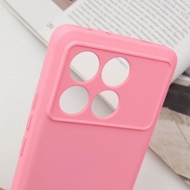 Чехол TPU GETMAN Liquid Silk Full Camera для Xiaomi Poco X6 Pro Розовый / Pink
