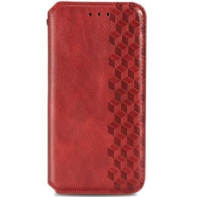 Шкіряний чохол-книжка GETMAN Cubic (PU) для Xiaomi Redmi A1 / A2 Червоний