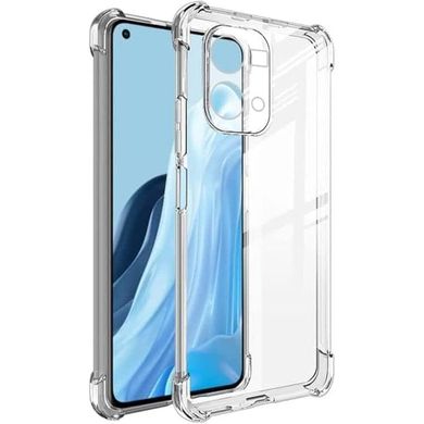 TPU чохол GETMAN Ease logo посилені кути Full Camera для Oppo Reno 7 4G Безбарвний (прозорий)