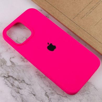 Чохол Silicone Case Full Protective (AA) для Apple iPhone 14 Pro (6.1") Рожевий / Barbie pink