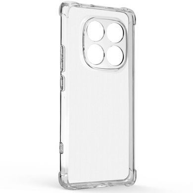 TPU чехол GETMAN Ease logo усиленные углы Full Camera для Xiaomi Poco X7 Бесцветный (прозрачный)