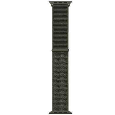 Ремешок Nylon для Apple Watch 38/40/41/42mm(ser.10) Зеленый / Cargo Khaki