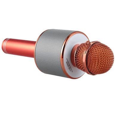 Караоке Мікрофон-колонка WS858 Rose Gold