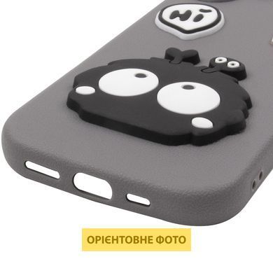 Чохол TPU Leather Toys для Apple iPhone 17 (6.3") Monster / Grey