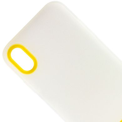 Чехол TPU+PC Bichromatic для Apple iPhone X / XS (5.8") Matte / Yellow