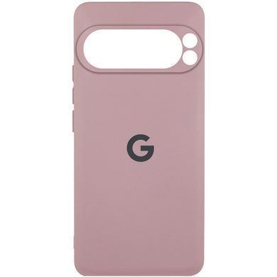 Чехол Silicone Cover Lakshmi Full Camera (AAA) with Logo для Google Pixel 9 Pro Розовый / Pink Sand