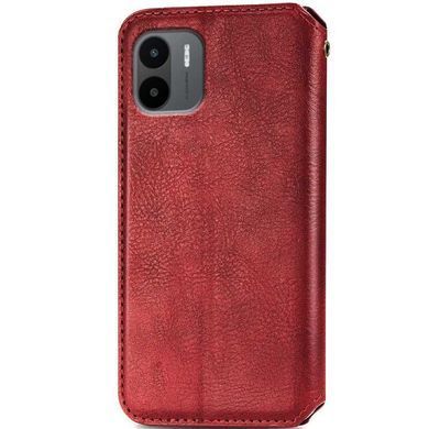 Шкіряний чохол-книжка GETMAN Cubic (PU) для Xiaomi Redmi A1 / A2 Червоний