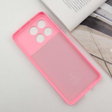 Чехол TPU GETMAN Liquid Silk Full Camera для Xiaomi Poco X6 Pro Розовый / Pink