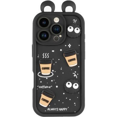 Чехол TPU Toys Case with Ears для Apple iPhone 16 Pro (6.3") Black