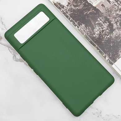 Чехол Silicone Cover Lakshmi (A) для Google Pixel 6 Pro Зеленый / Dark green