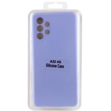 Чехол Silicone Cover Lakshmi Full Camera (A) для Samsung Galaxy A32 4G Сиреневый / Dasheen