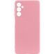 Чехол TPU GETMAN Liquid Silk Full Camera для Samsung Galaxy M34 5G Розовый / Pink