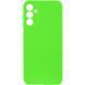 Чехол TPU GETMAN Liquid Silk Full Camera для Samsung Galaxy A24 4G Салатовый / Neon Green