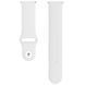Силиконовый ремешок Sport для Smart Watch 20mm Белый / White фото 3
